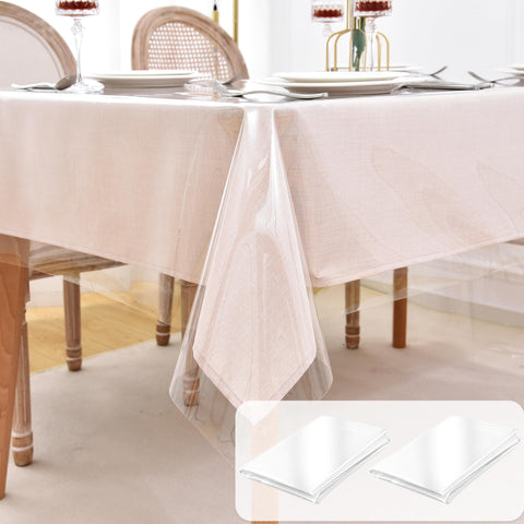 Nasitos front packaging showing two 60x120 clear covers protecting table