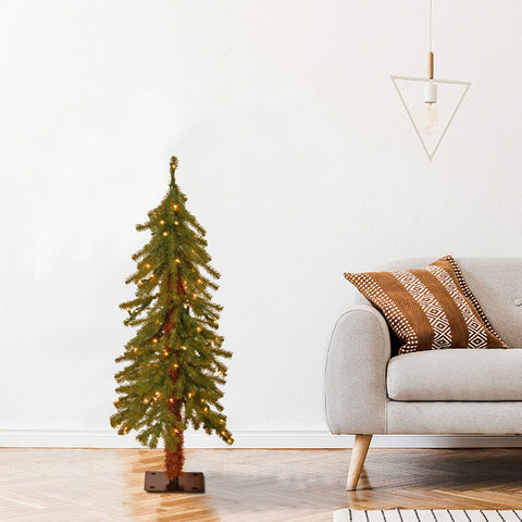 National Tree Company close-up of hickory cedar branches highlights realistic texture benefit