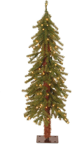 National Tree Company 4ft Hickory Cedar front view showing full shape and instant decor benefit
