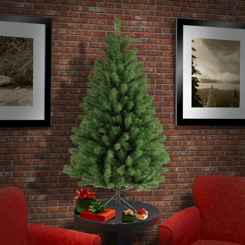 National Tree Company close-up of branch tips highlighting lifelike texture and ornament support