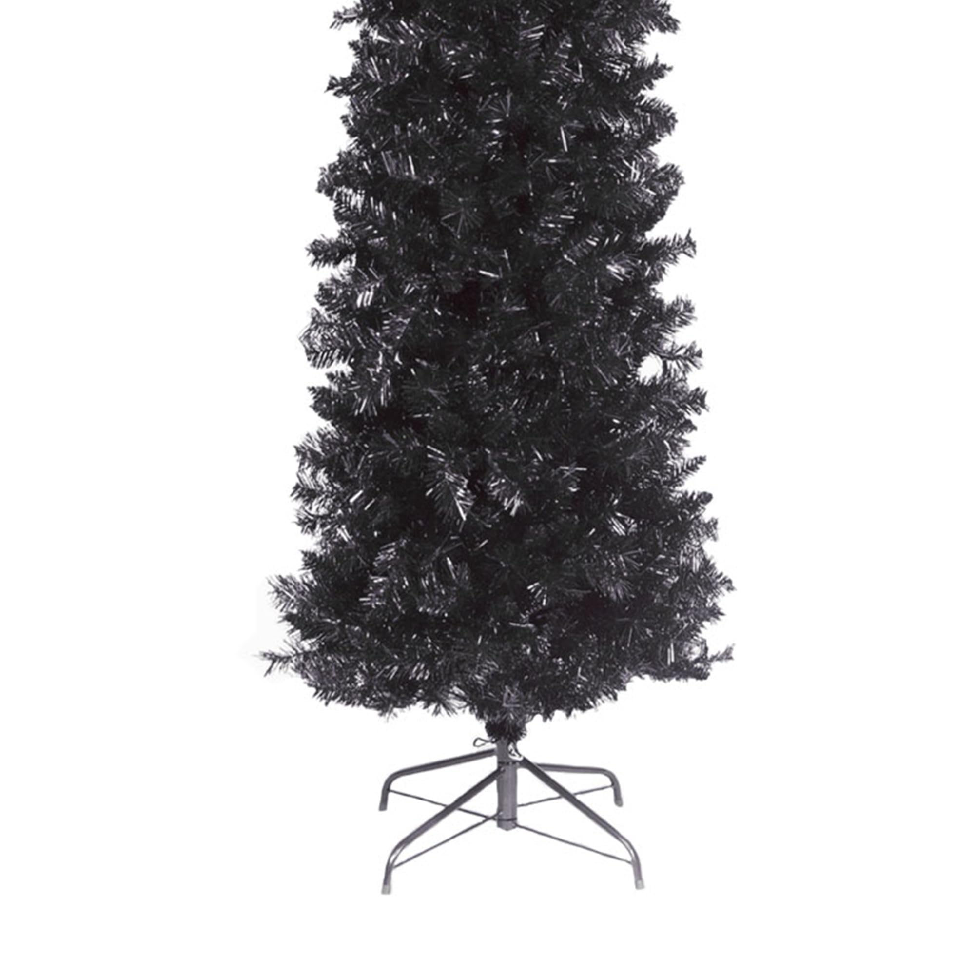 National Tree Company metal base and hinged branches illustrating stable setup and storage