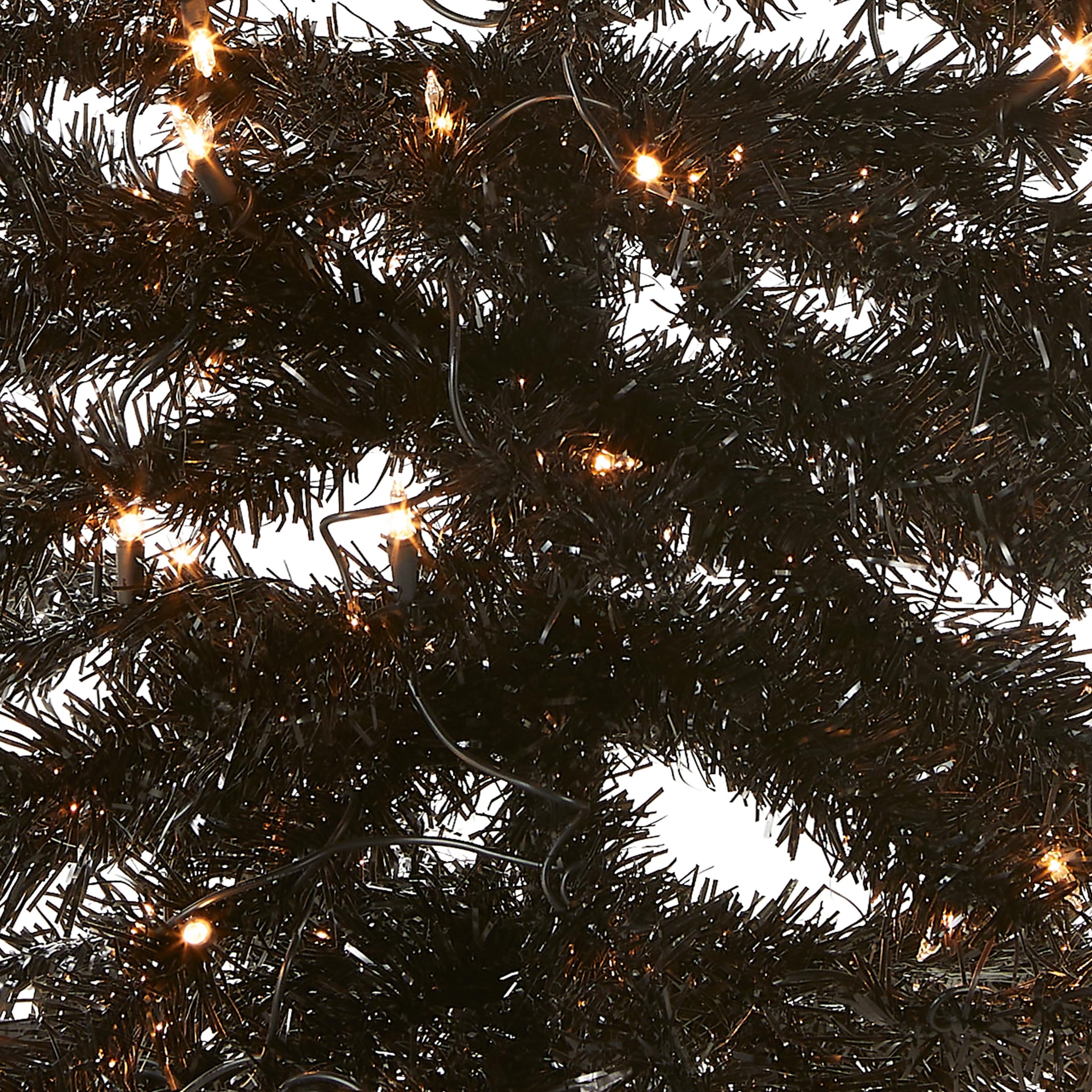 National Tree Company branch detail highlights lifelike tips and fuller ornament support