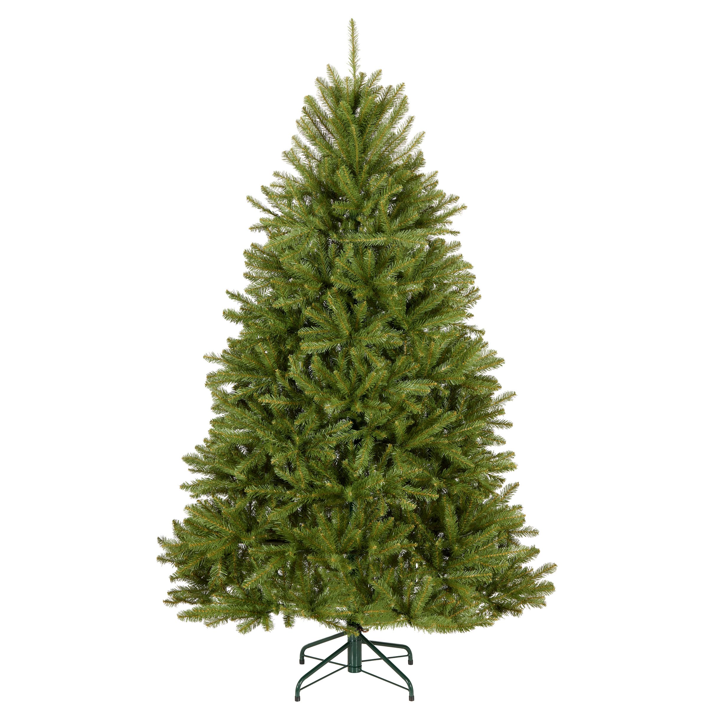 National Tree Company Dunhill Fir front view showing full shape and ornament capacity