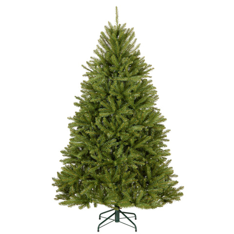 National Tree Company Dunhill Fir front view showing full shape and ornament capacity