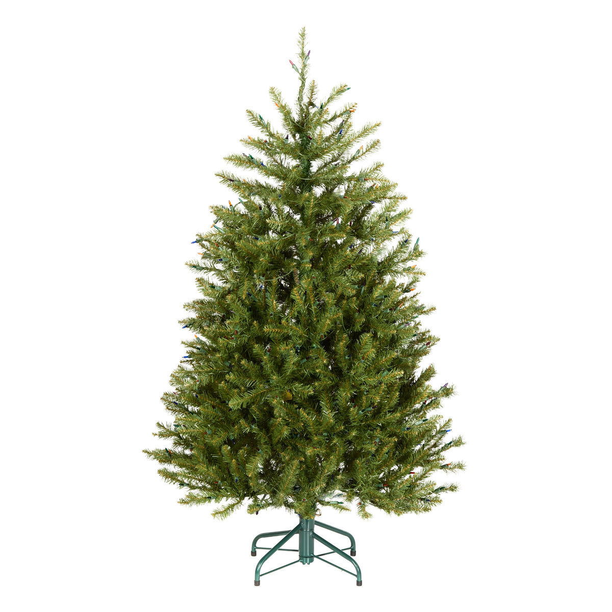 National Tree Company front view of Dunhill Fir tree showing full shape benefit