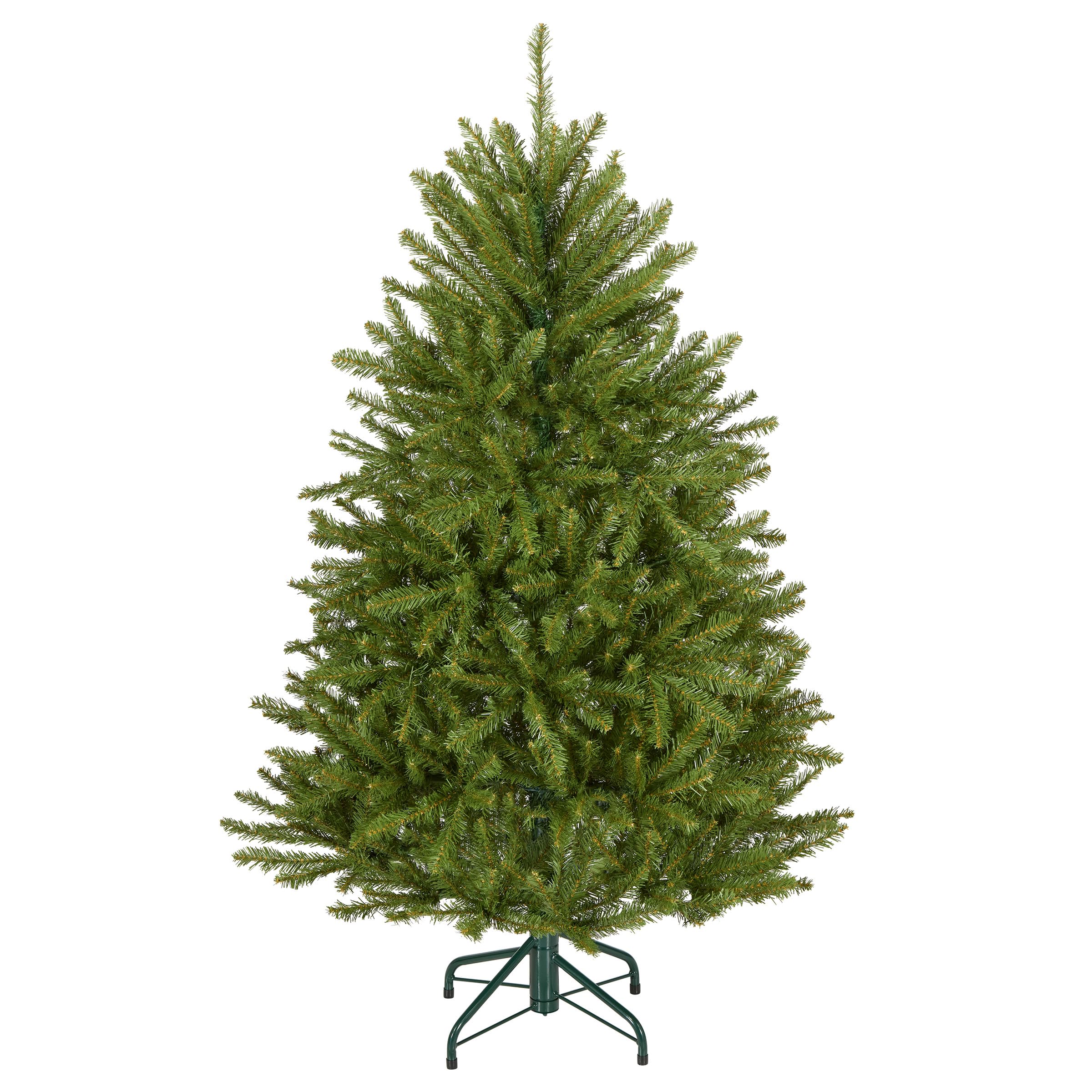 National Tree Company Dunhill Fir front view showing full shape and easy decorating benefit