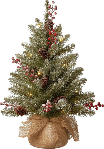 National Tree Company Dunhill Fir front view showing compact festive presence