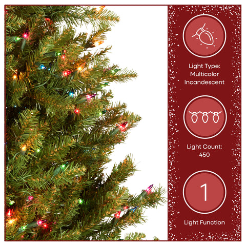 National Tree Company metal stand and base highlighting stable support benefit