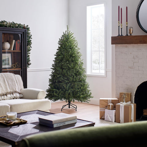 National Tree Company Dunhill Fir shaping detail demonstrating easy branch fluffing