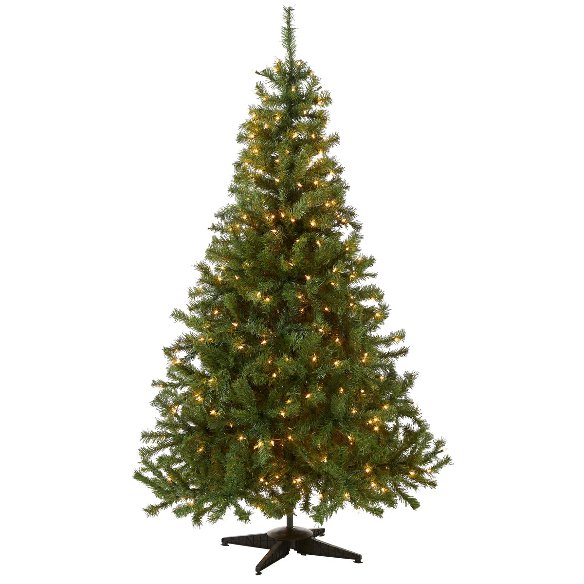 National Tree Company full Kincaid spruce front view showing wide profile and lifelike branches