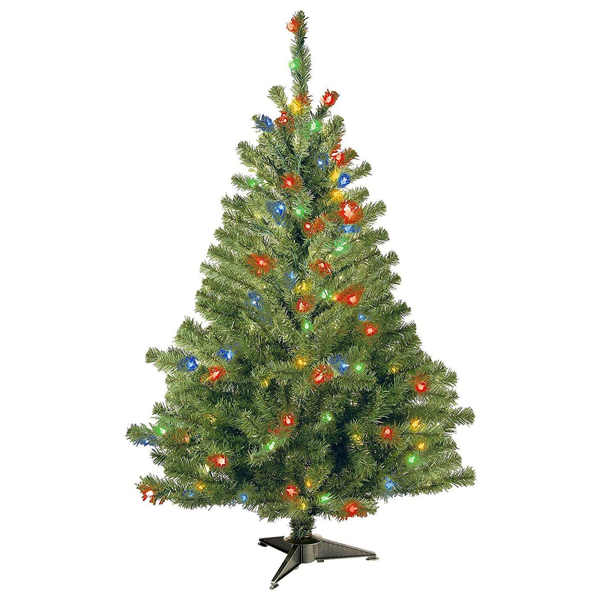 National Tree Company Kincaid Spruce front view showing full profile and festive appeal
