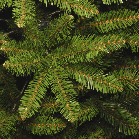National Tree Company Kingswood Fir sturdy metal base showing stable support
