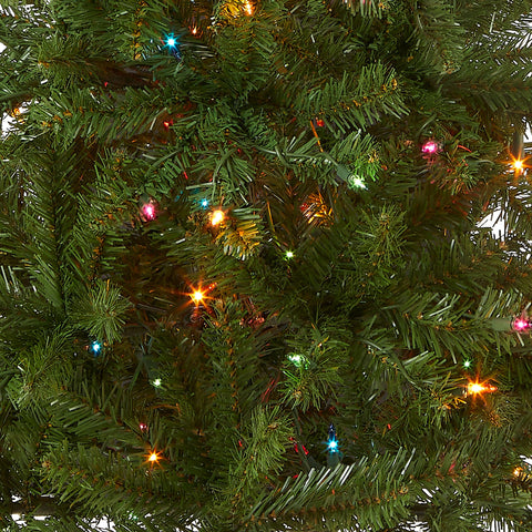 National Tree Company close-up of branch tips highlighting realistic texture and ornament support