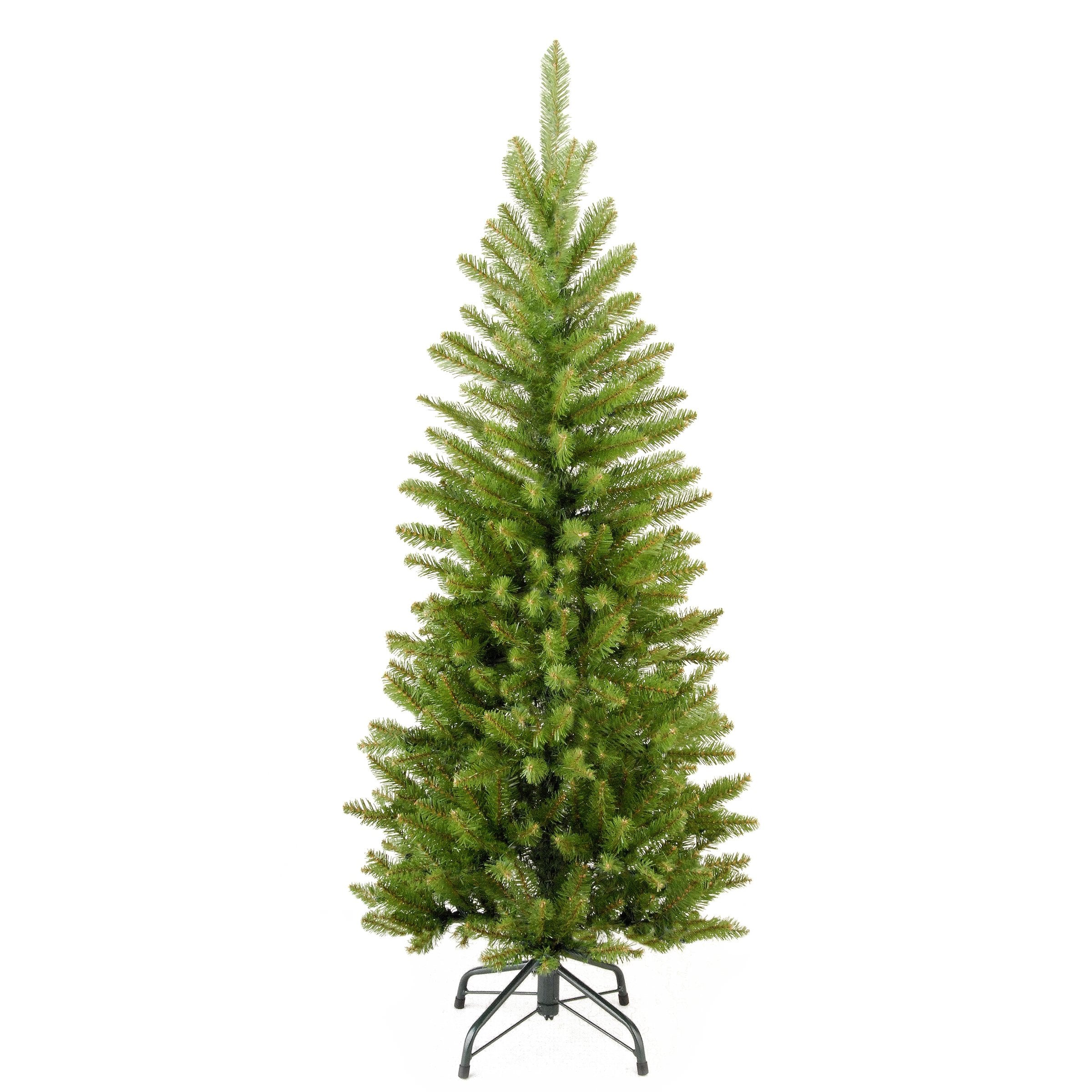 National Tree Company Kingswood Fir front view showing slim profile and space savings