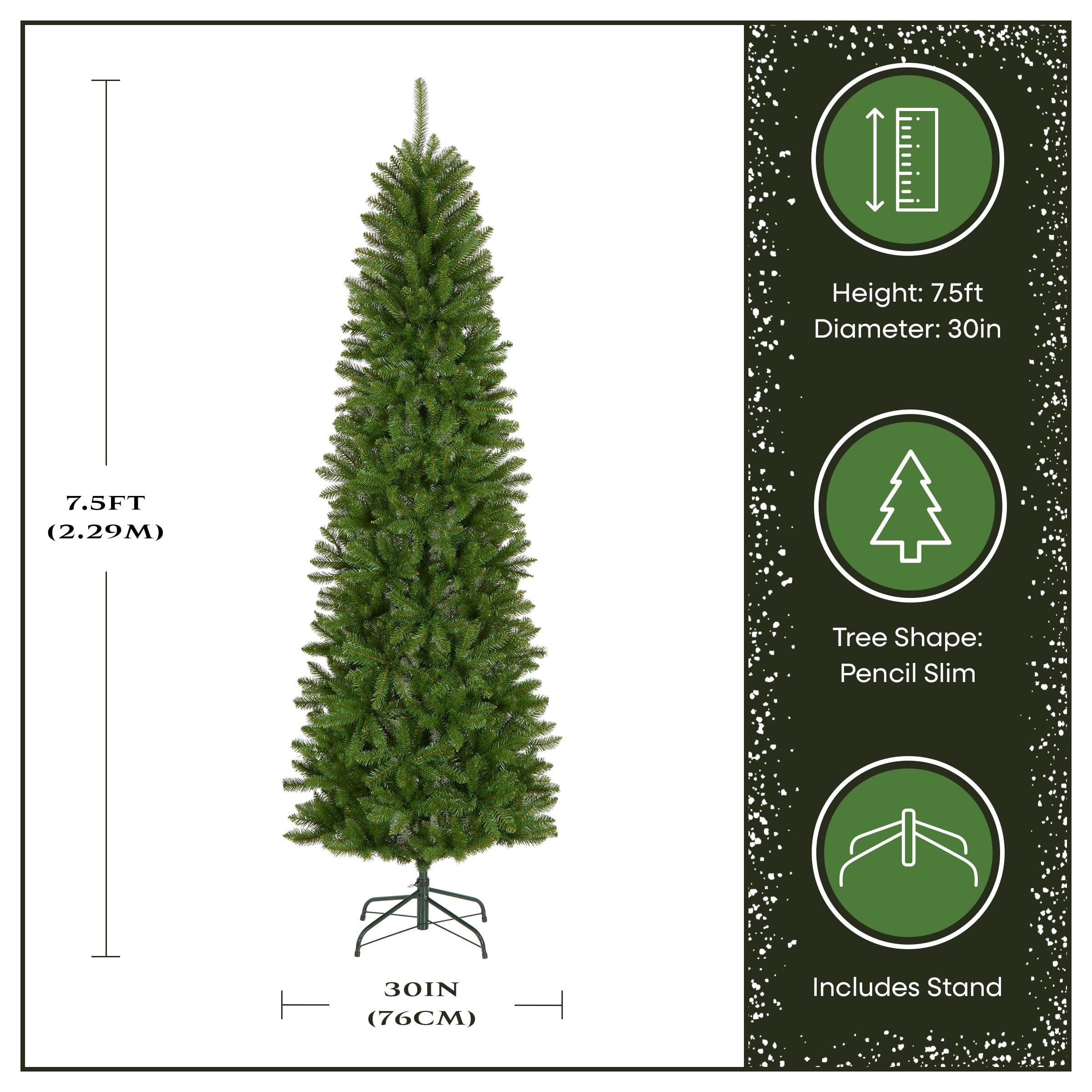 National Tree Company Kingswood Fir hinged branch connection highlighting quick drop-down setup