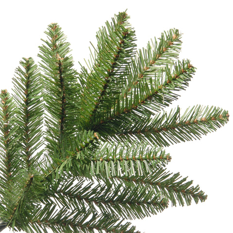 National Tree Company Kingswood Fir styled in living room offering festive focal point