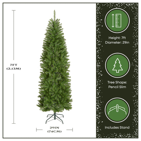 National Tree Company Kingswood Fir metal base close-up providing stable support