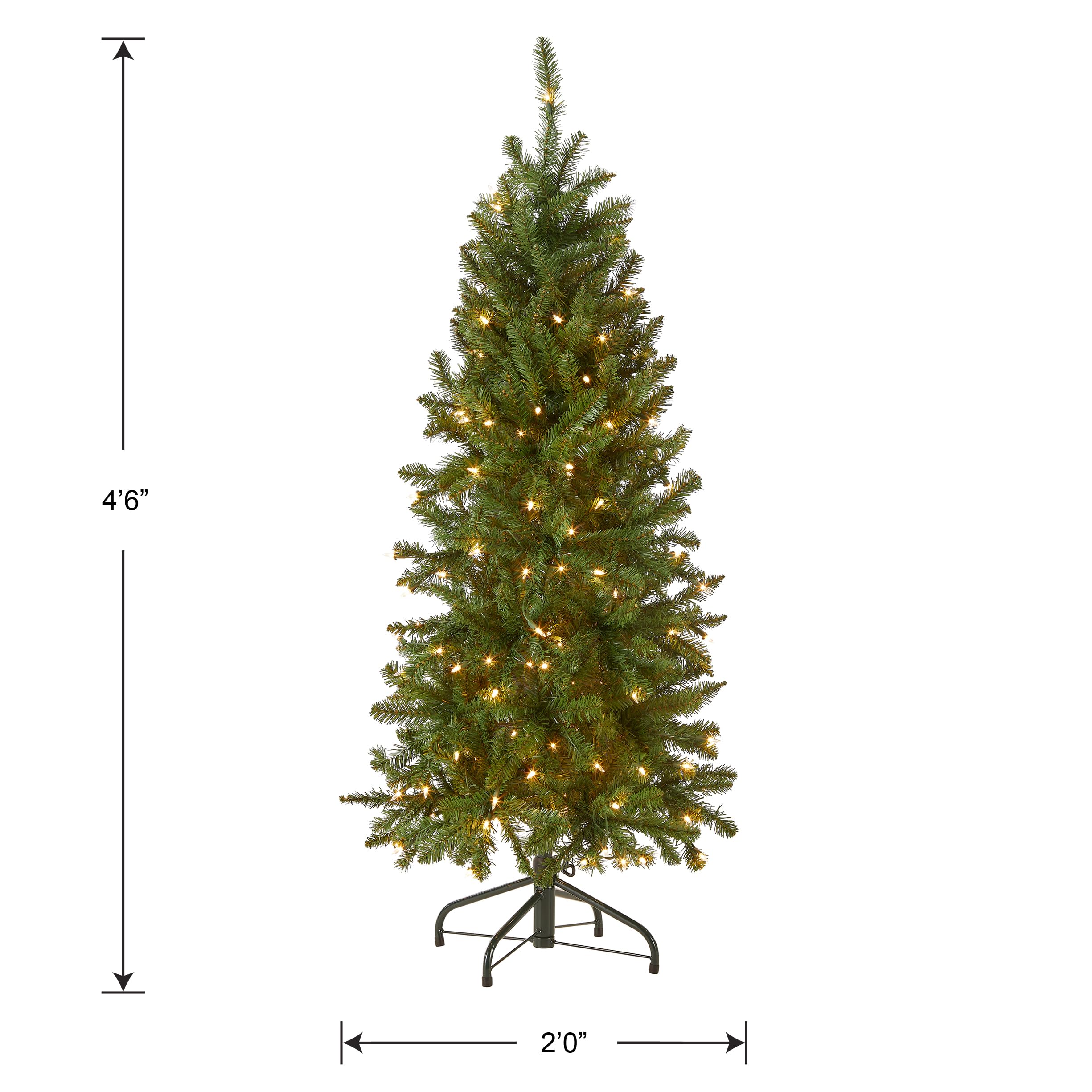 National Tree Company tree folded with storage carton showing compact storage and protection benefit