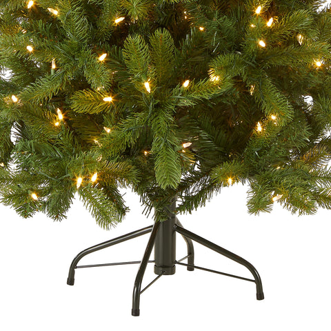 National Tree Company dual-color LED lights and control switch displaying versatile lighting benefit