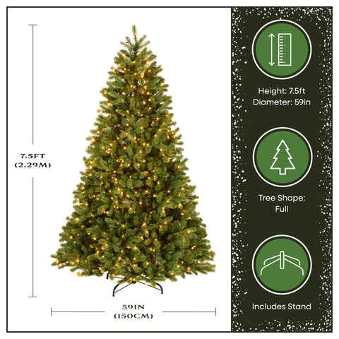 National Tree Company sturdy metal base providing stable support and safety