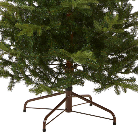 National Tree Company metal stand and center pole detail showing sturdy support and stability
