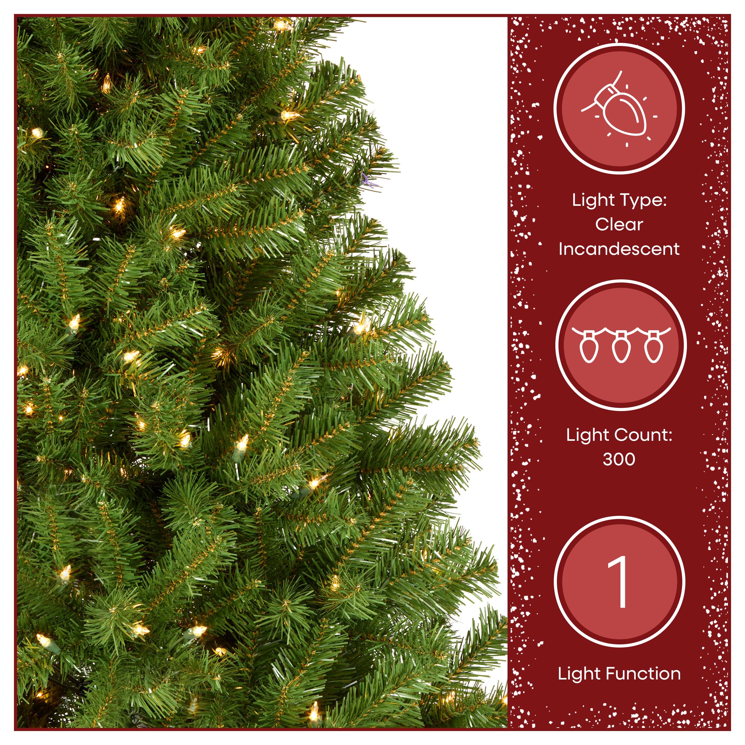 National Tree Company tree packed in storage box for compact off-season convenience
