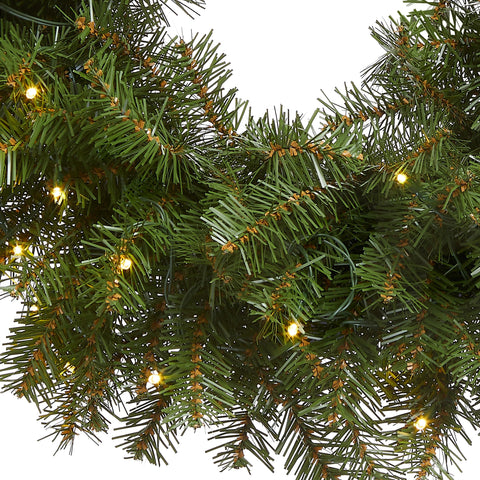 National Tree Company close-up of Norwood Fir needles highlighting realistic texture
