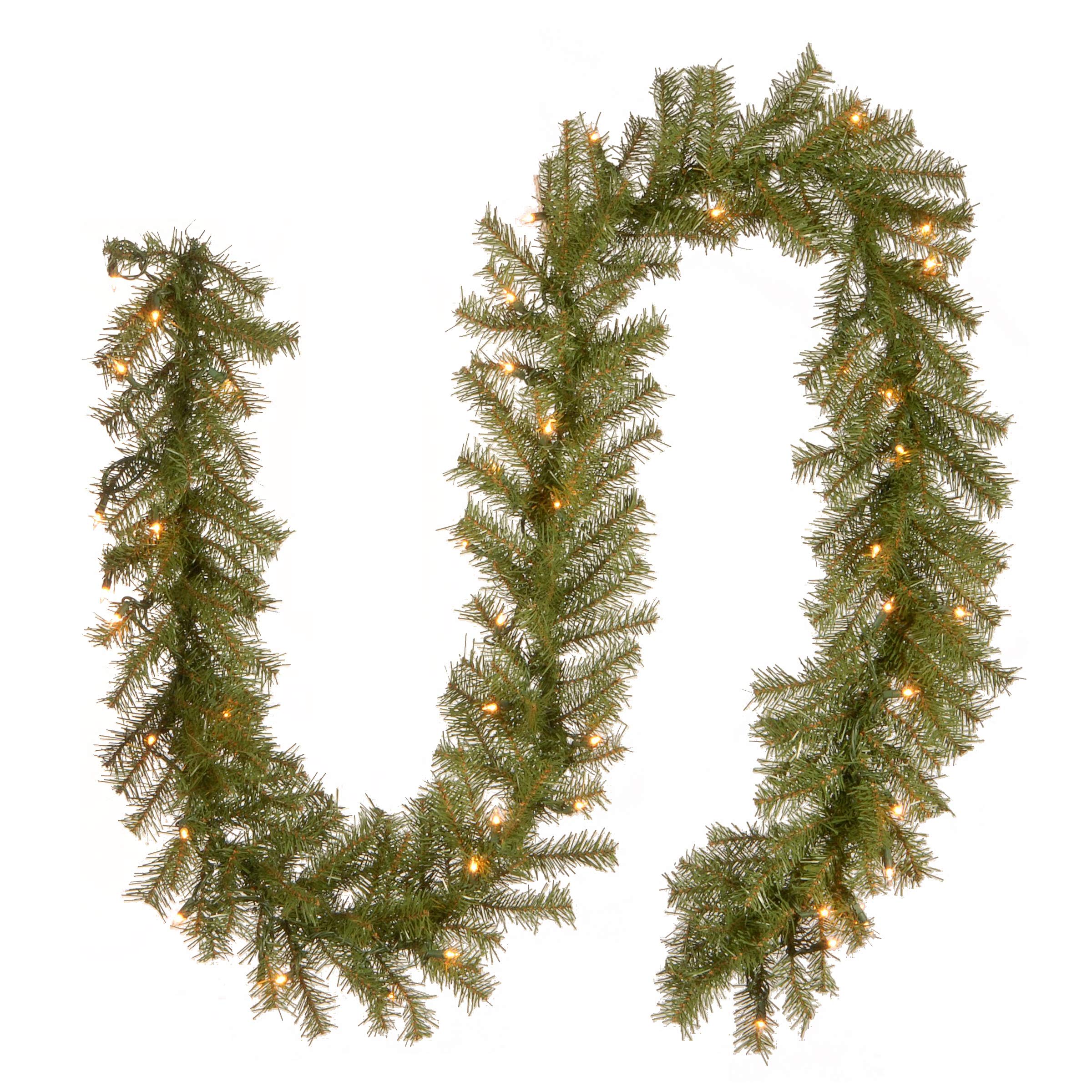 National Tree Company garland front view showing full length and natural appearance