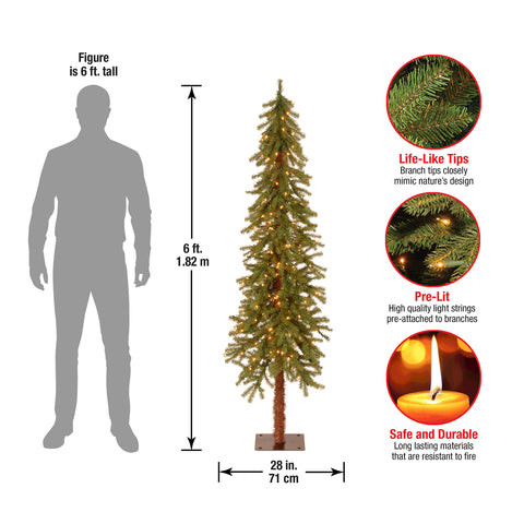 National Tree Company pre-lit light detail demonstrating even illumination and safety