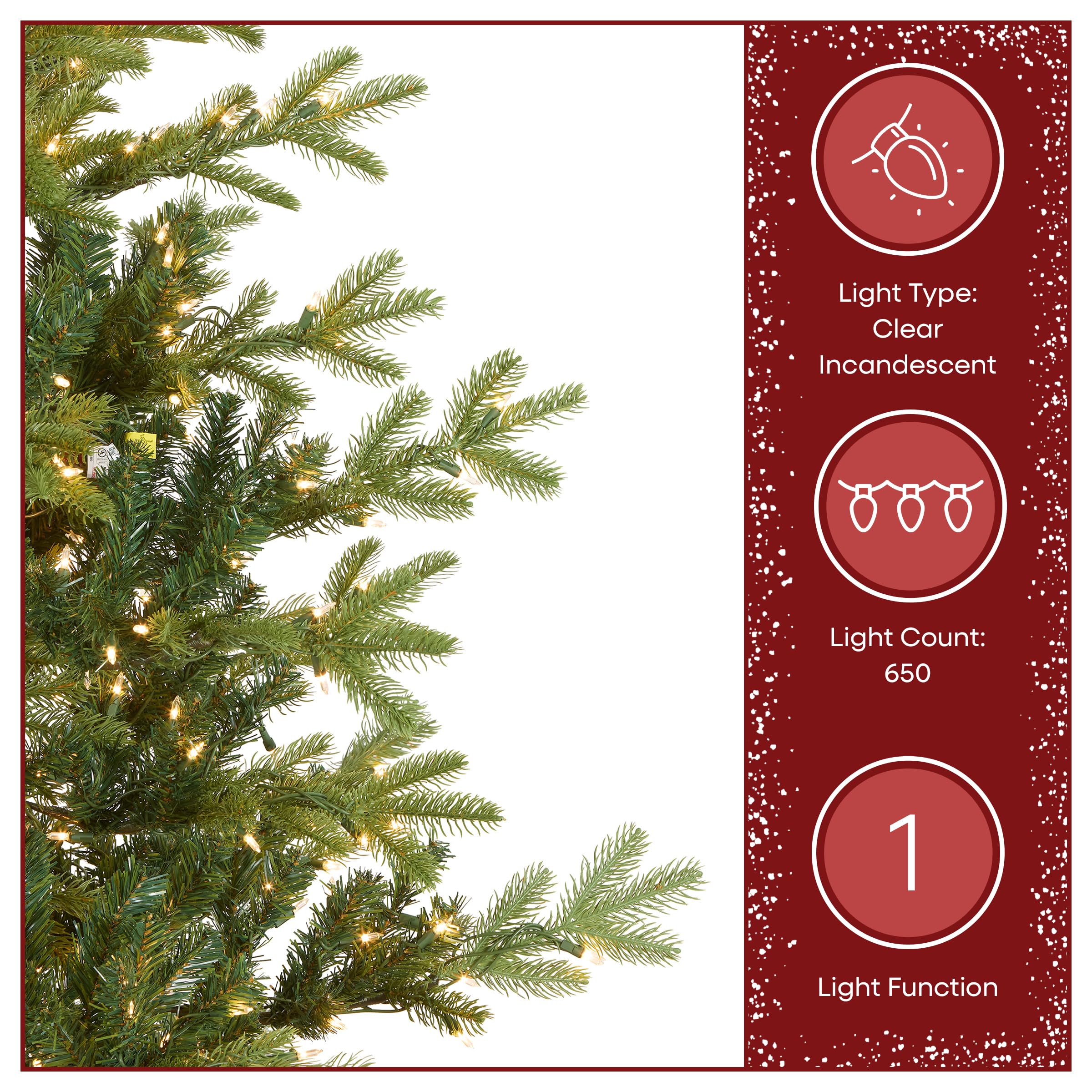 National Tree Company detailed needle texture illustrating durable feel-real tips