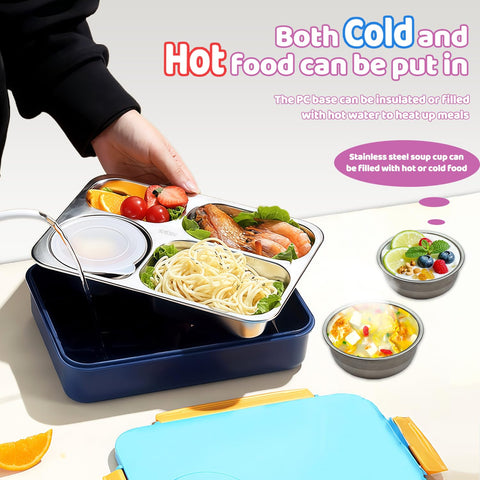 NaTuGi spoon and fork stored in built-in slot for neat transport and convenience
