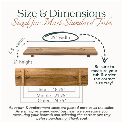 Nature Shed acacia tray device slot closeup securing phone and tablet for safer use