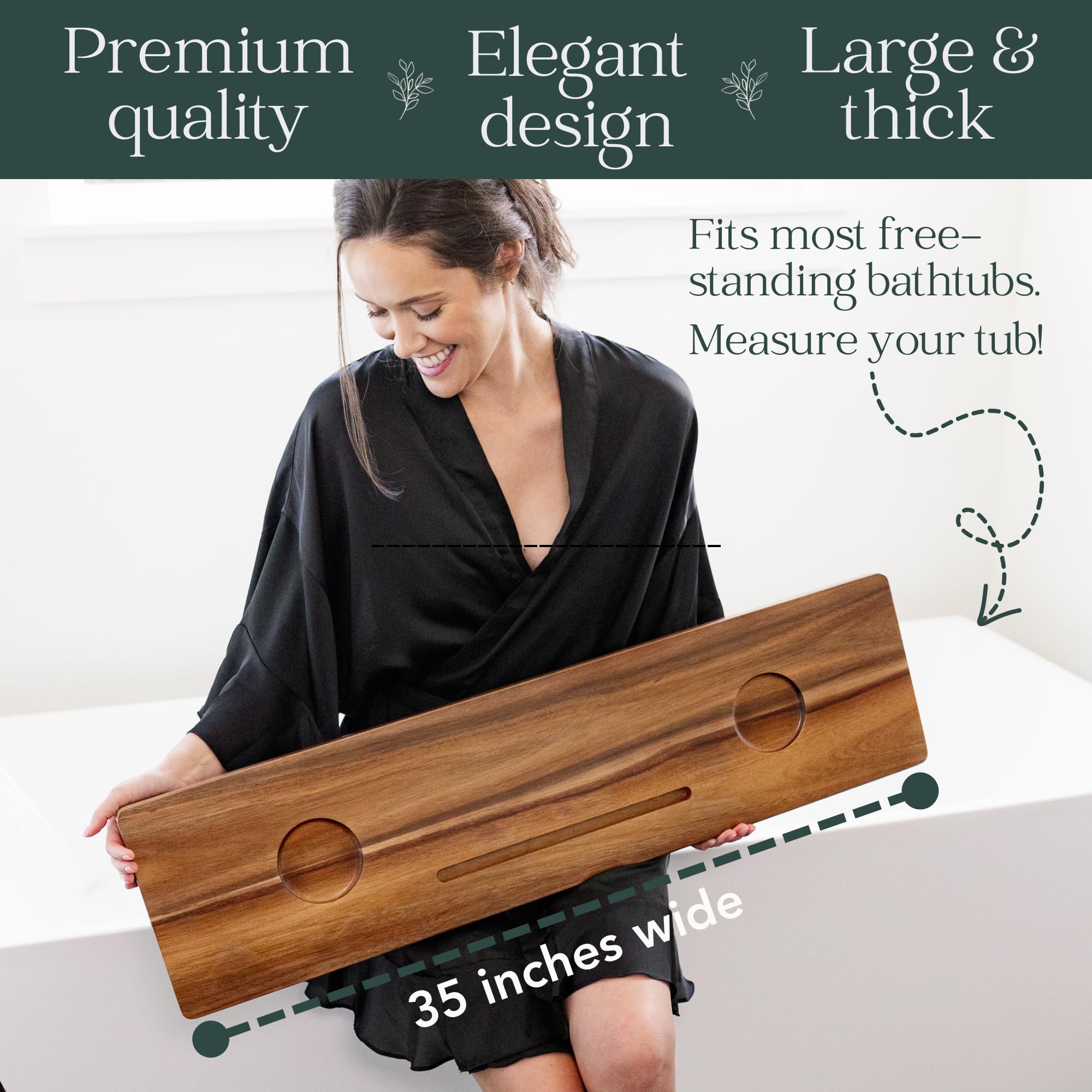 Nature Shed device slot and cup cutouts securing phone and drink for safe relaxation