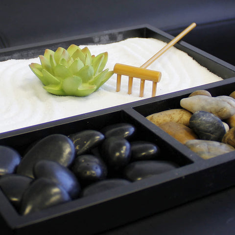 Nature's Mark lotus figure detail as a calming focal point benefit