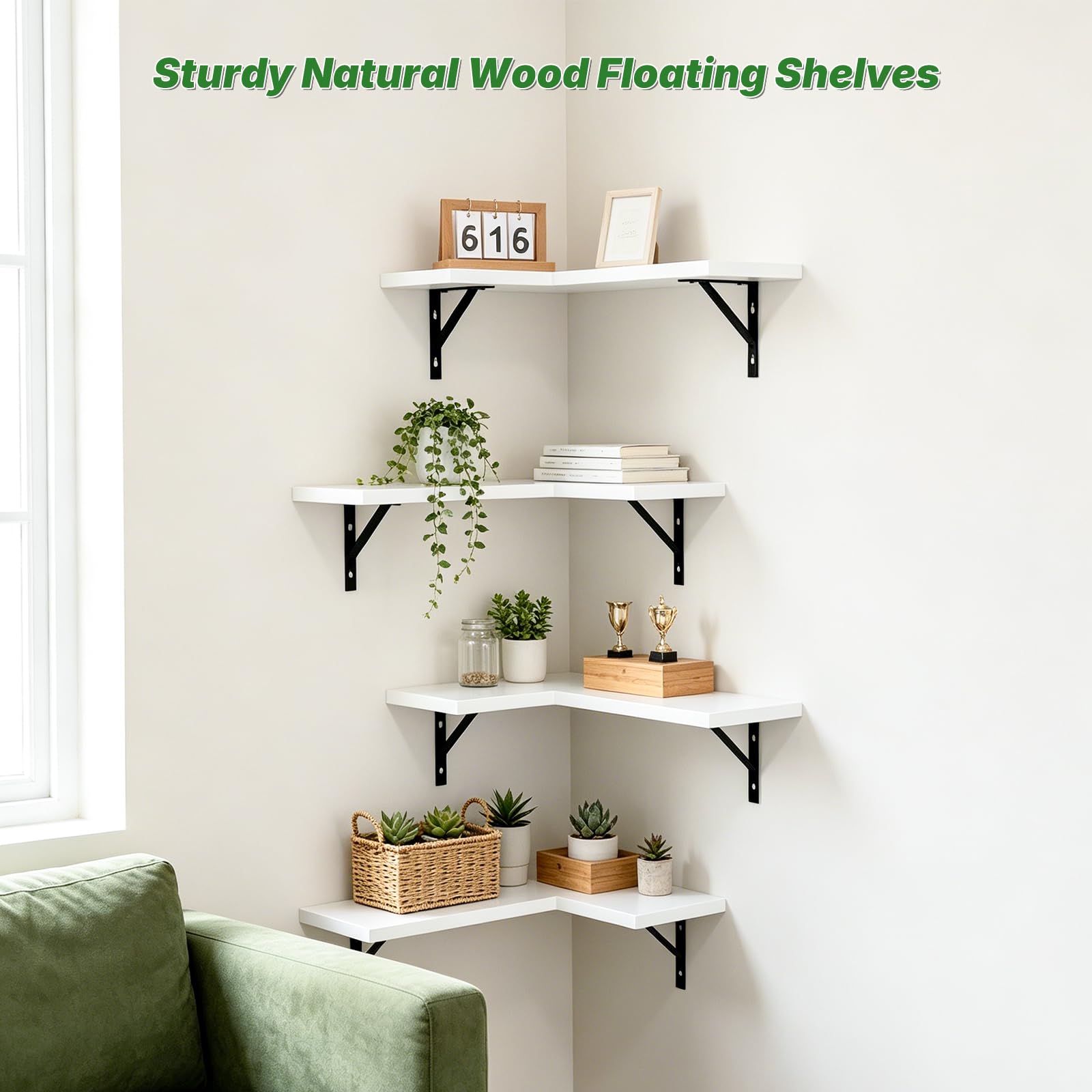 NATURE'S SOURCE shelves in kitchen storing spices showing organized-cooking convenience benefit