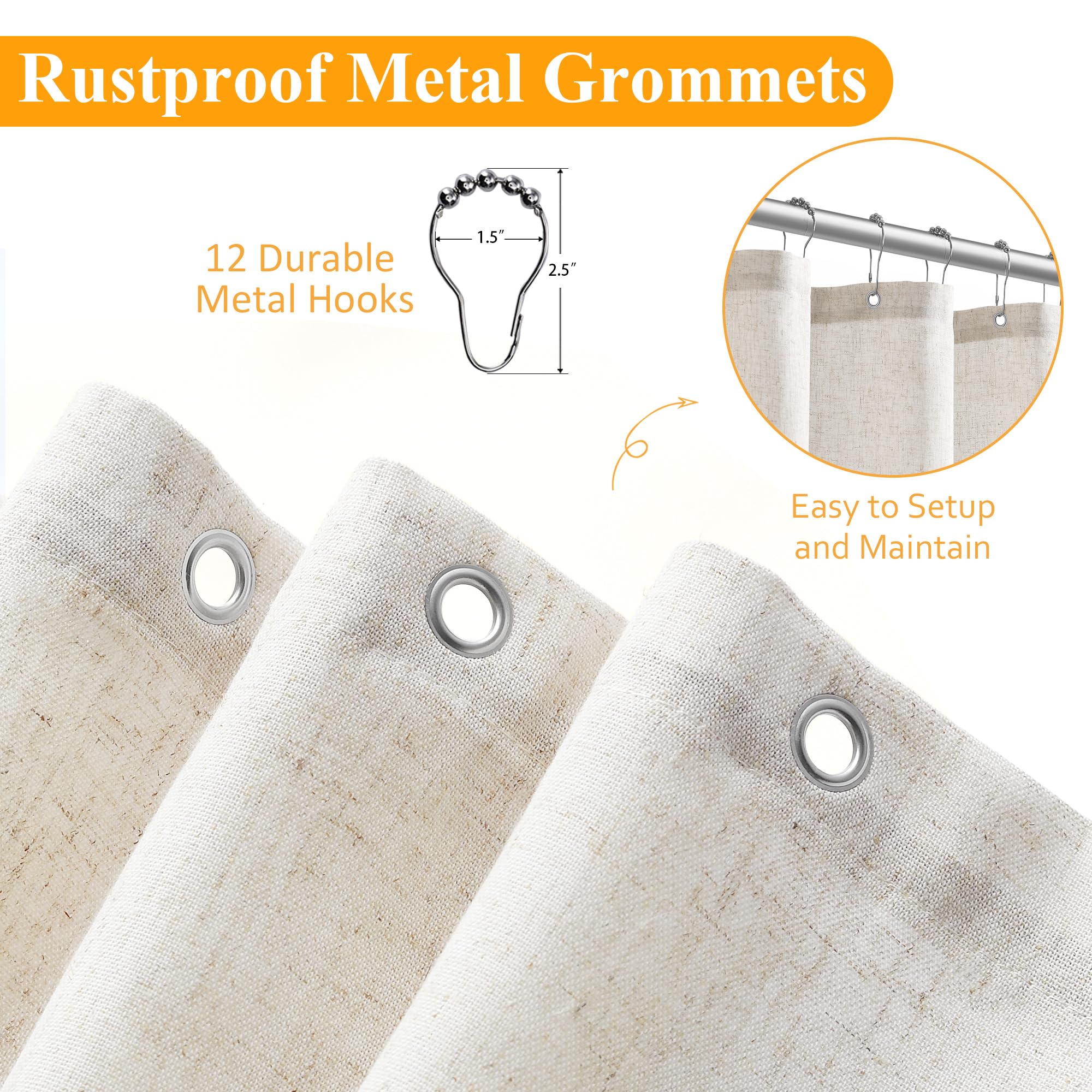 Naturoom water beading demo on fabric showing water-repellent coating performance