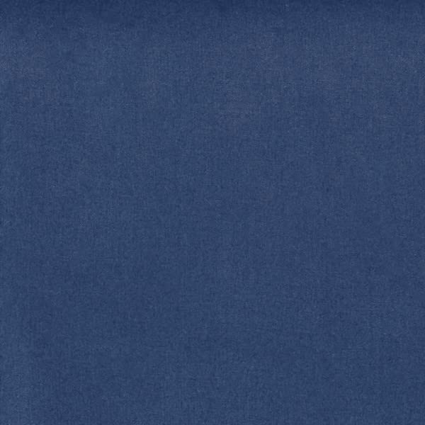 Nautica Captains Blue flat sheet spread on bed showing full coverage