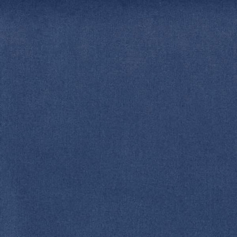 Nautica Captains Blue flat sheet spread on bed showing full coverage