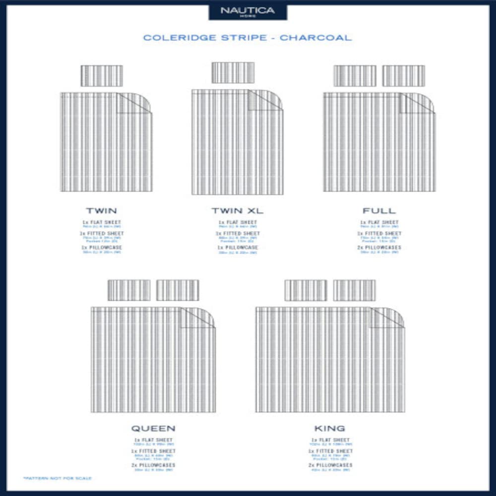 Nautica fabric weave texture highlighting breathable cotton percale
