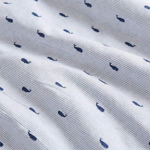 Nautica pillowcases styled on bed showcasing polished layered look and cohesive design