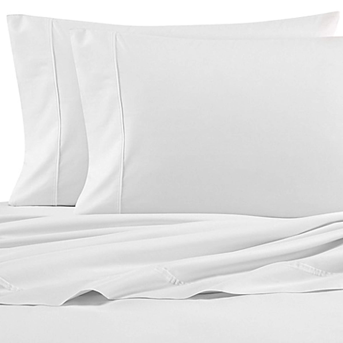 Nautica twin sheet set front packaging showing crisp white design and branding for easy choice