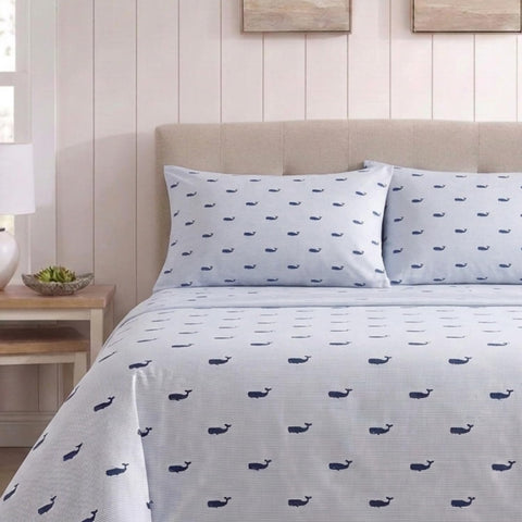 Nautica deep-pocket fitted sheet detail demonstrating secure mattress fit