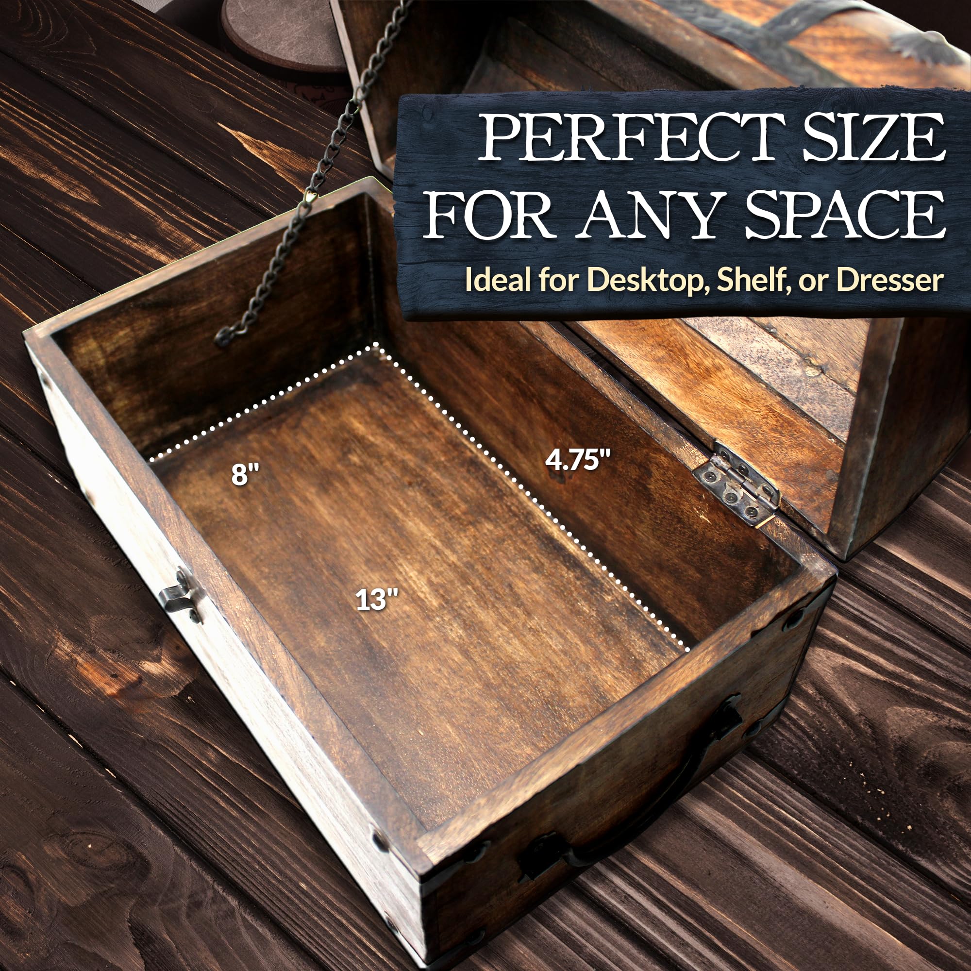 Nautical Cove wood grain close-up highlighting handcrafted texture