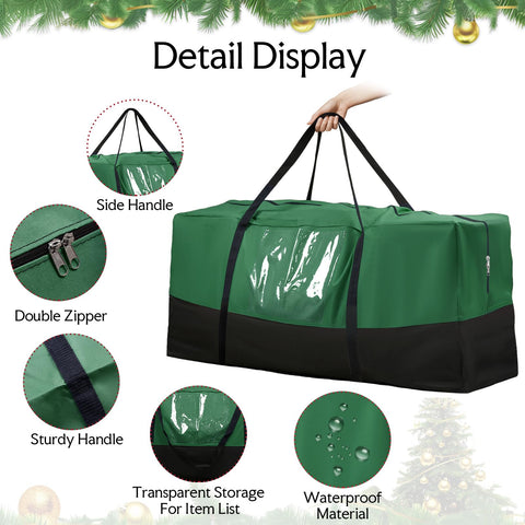 NAVTUE bag stored in attic illustrating space-saving protection