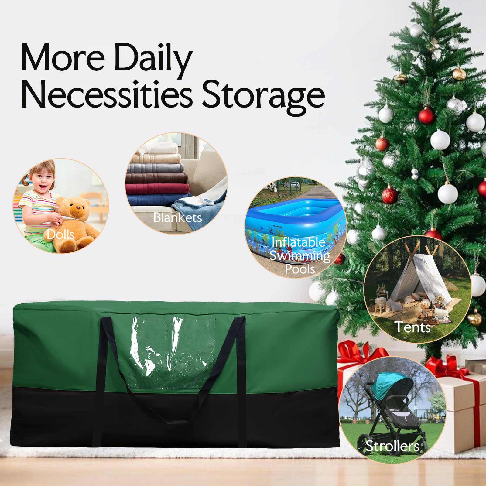 NAVTUE transparent pocket holding tree accessories for quick access