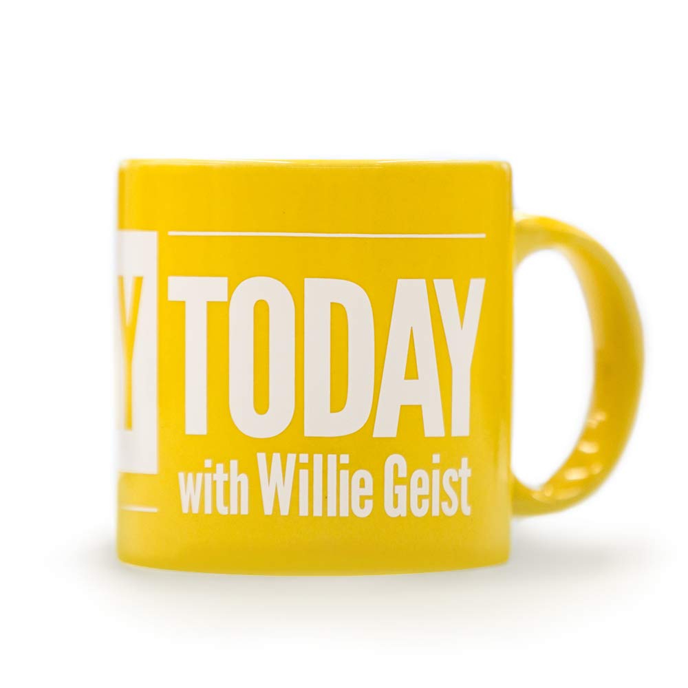 NBC Sunday TODAY side close-up of Willie Geist branding for authentic detail