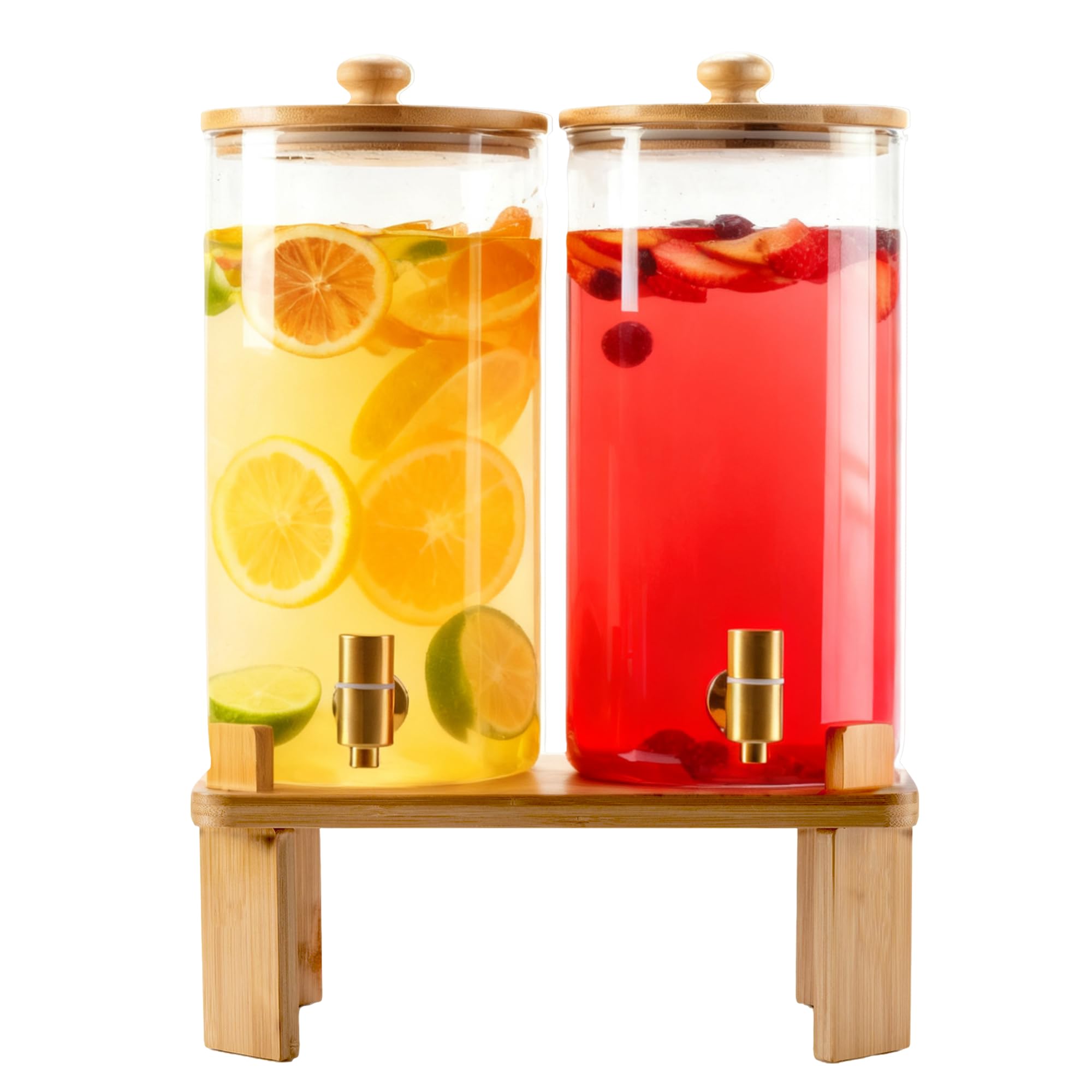 NBNSTHV front view on wooden stand showing elegant serving presentation