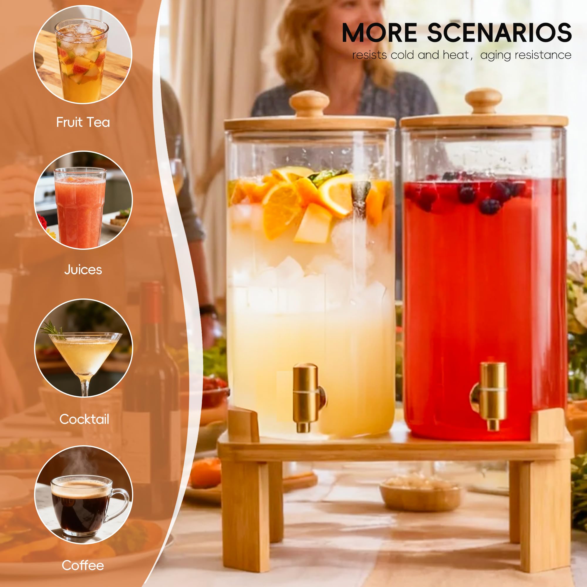NBNSTHV set on party table showing attractive display and self-serve convenience