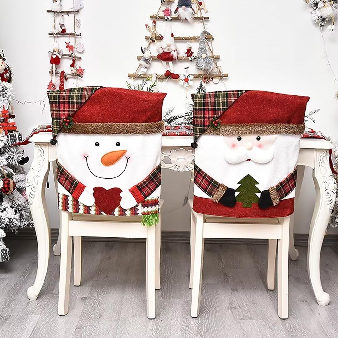 NBVKO chair cover size comparison showing fit on standard chair back