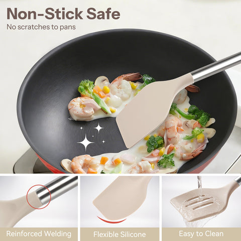 NCUE oven mitt and countertop holder displayed together for tidy storage and safe handling